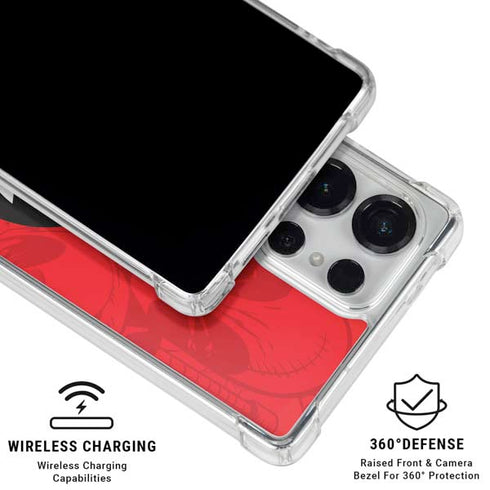 Marvel Deadpool Deadpool Emblem Galaxy S25 Ultra Clear Case